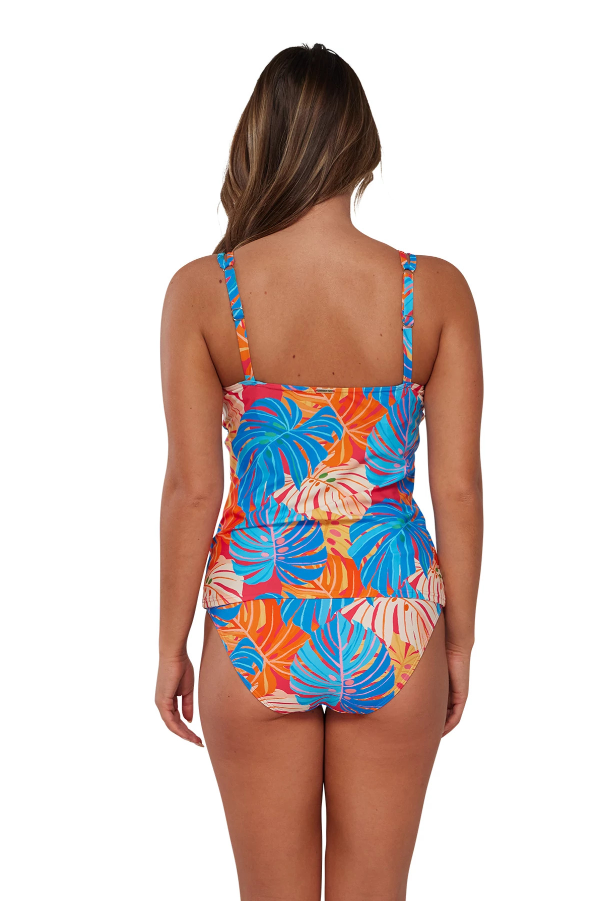 ZESTY TROPICANA Taylor Underwire Tankini Top (D+ Cup) image number 2