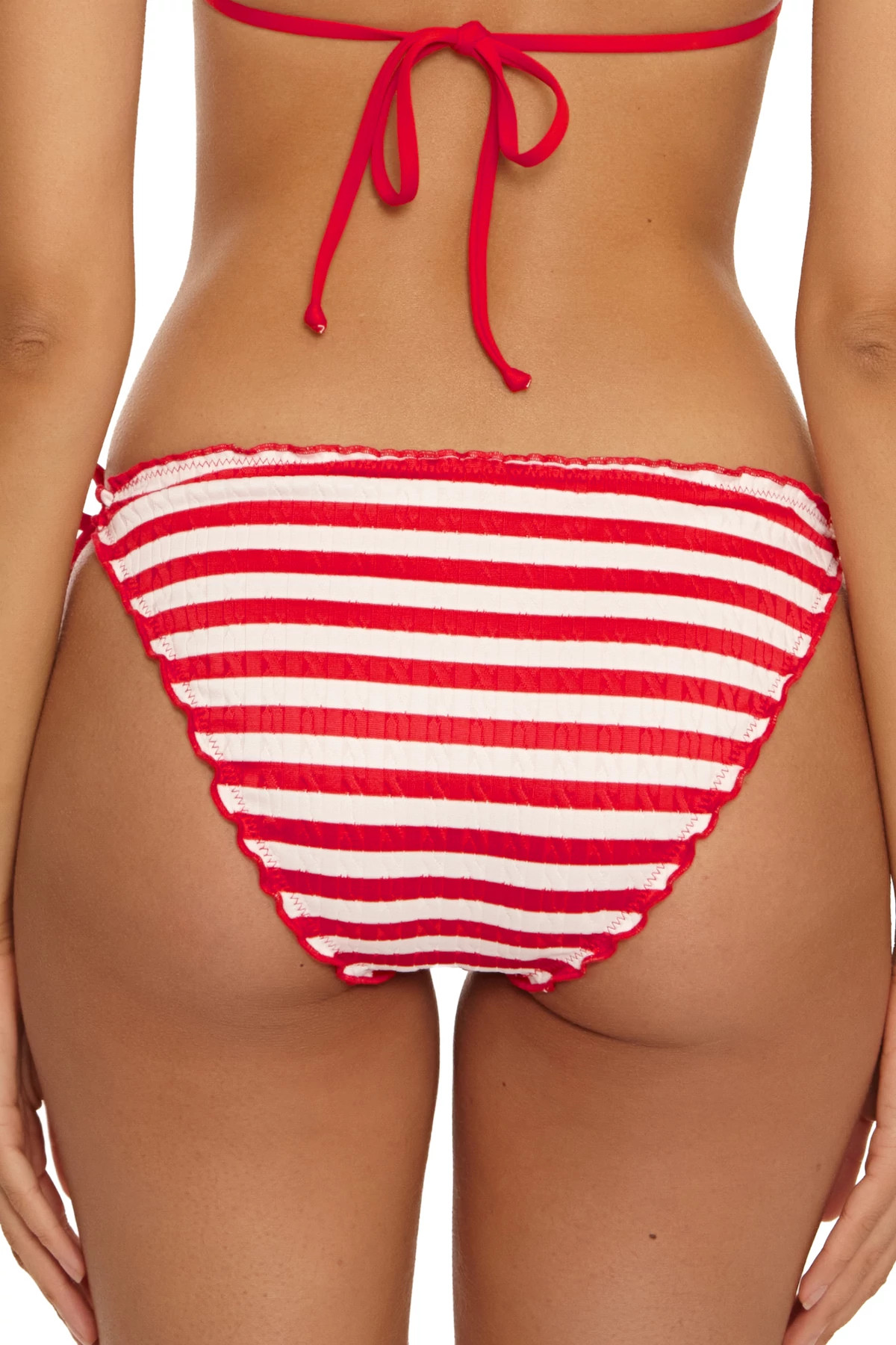 RUBY Demi Jacquard Tie Side Bikini Bottom image number 2