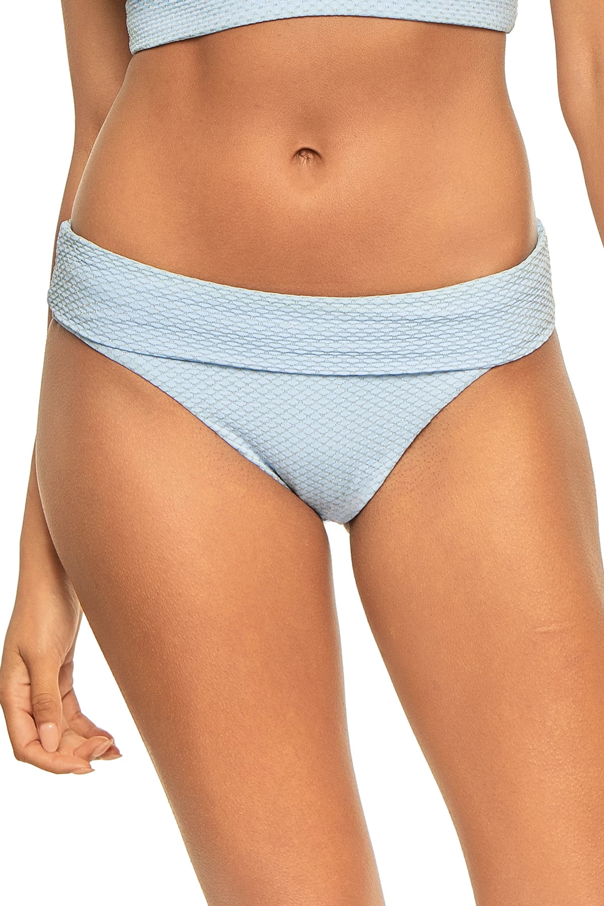 MIST Sydney Shimmer Foldover Bikini Bottom image number 1
