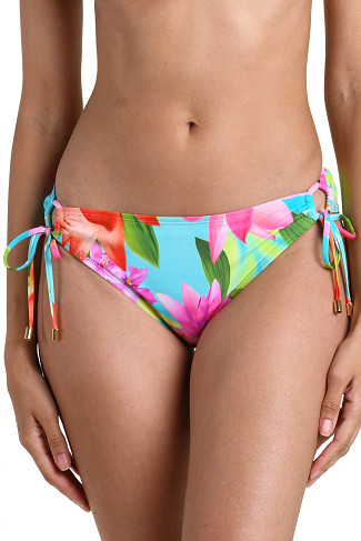 MULTI Floral Tie Side Hipster Bikini Bottom