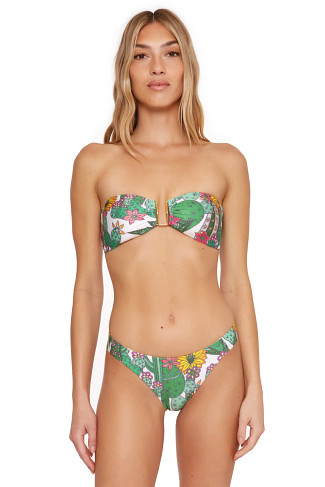 MULTI Cacti Bandeau Bikini Top