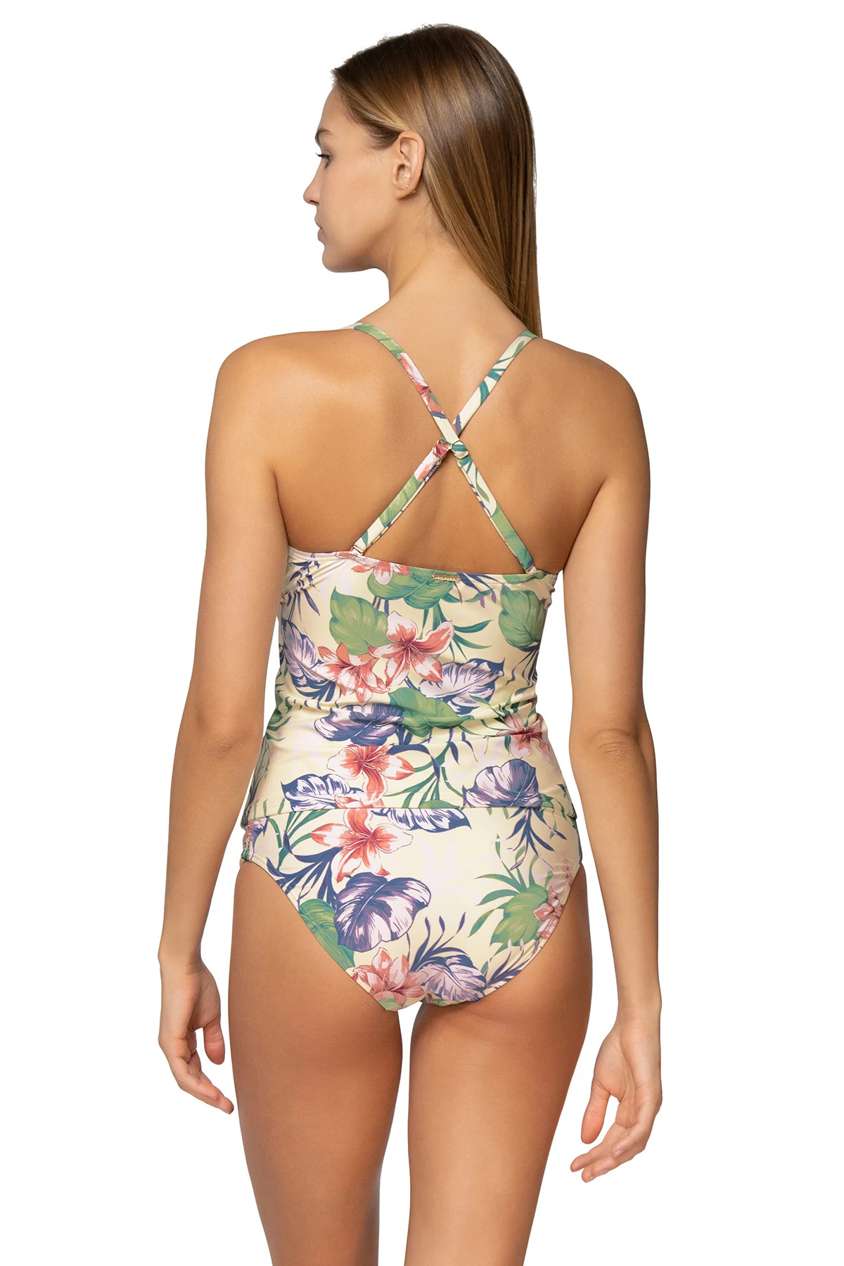 ISLAND LIFE Simone Over The Shoulder Tankini Top image number 2