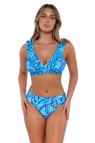 SEASIDE VISTA Willa Wireless Bralette Bikini Top (E-H Cup)