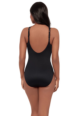 BLACK Aphrodite High Neck One Piece Swimsuit