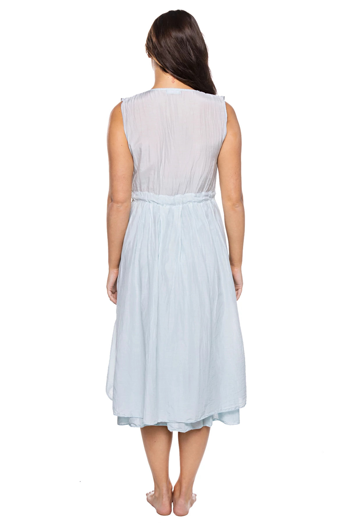 PERLA Julia Tie-Waist Midi Dress image number 2