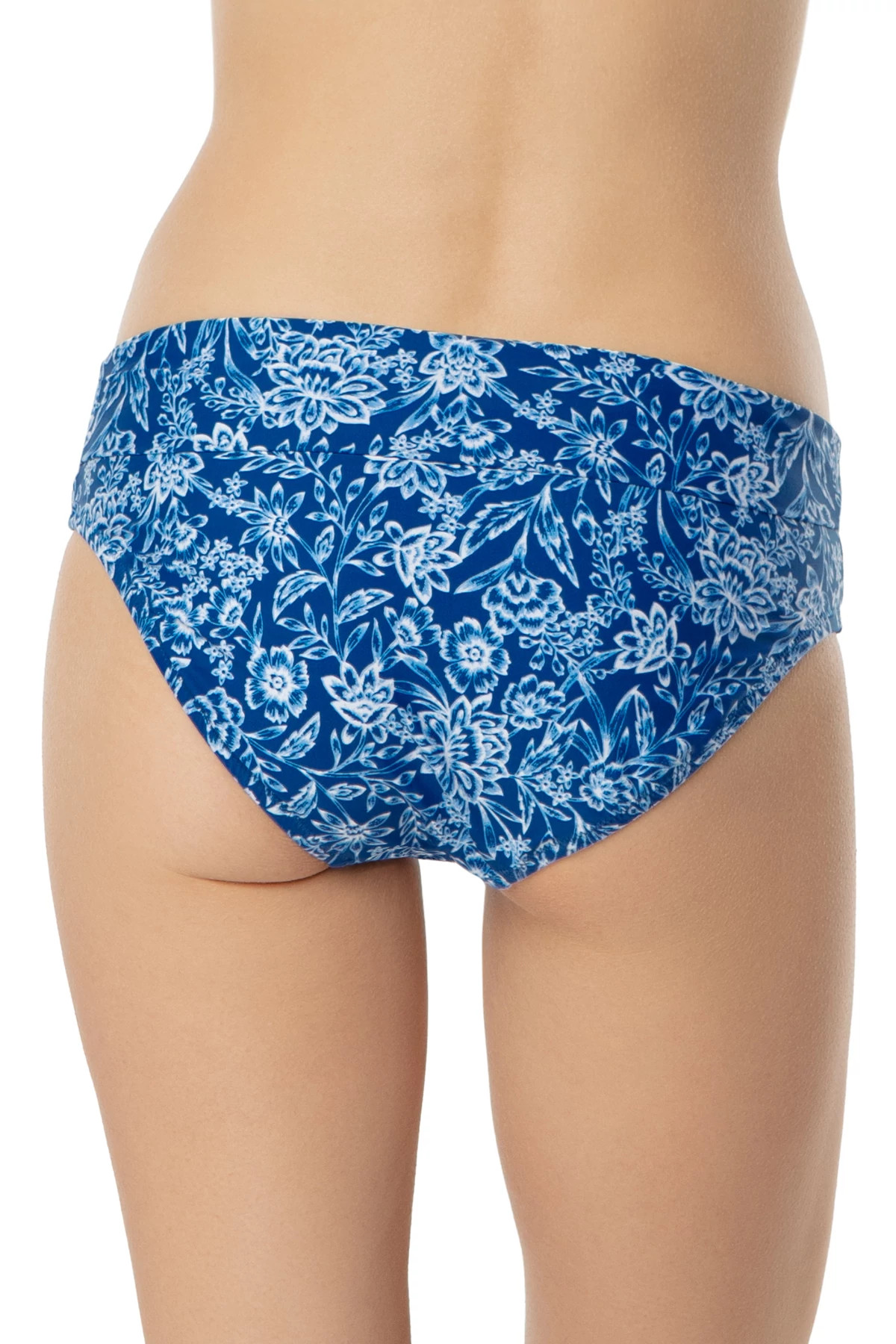 HAMPTONS FLORAL Floral Banded Hipster Bikini Bottom image number 3