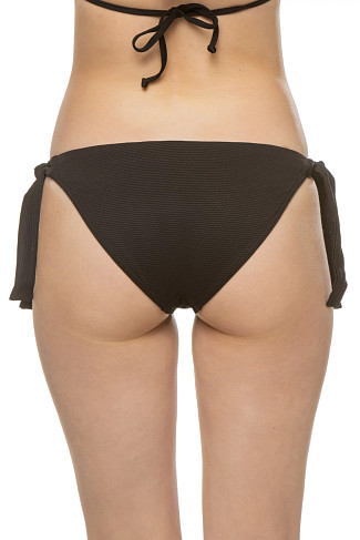 JET PIQUE Frankie Textured Tie Side Hipster Bikini Bottom