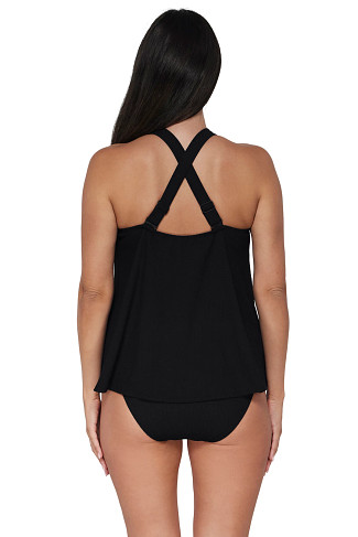 BLACK PACIFICA Sadie Tankini Top