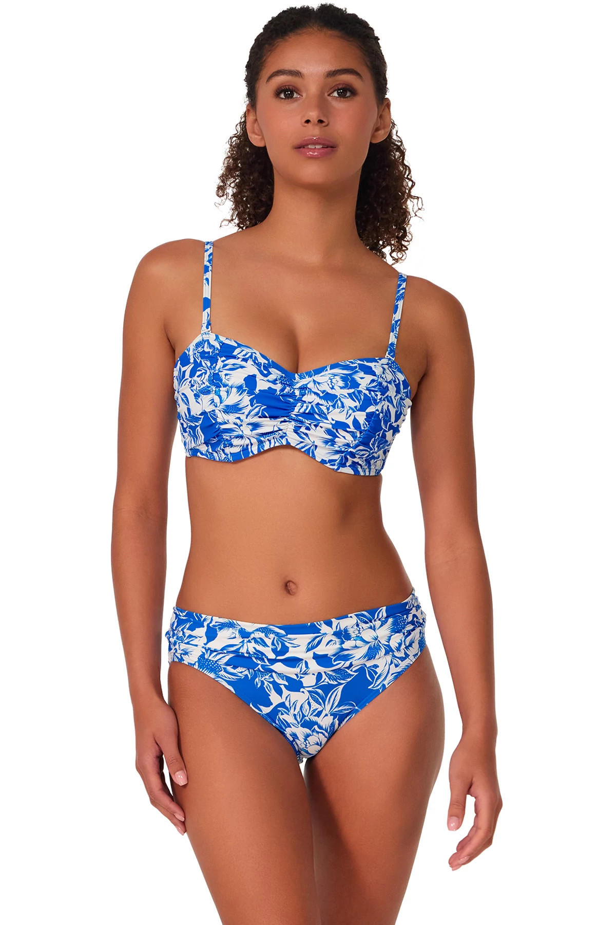CHELSEA PETALS Loretta Bandeau Bikini Top (D+ Cup) image number 1