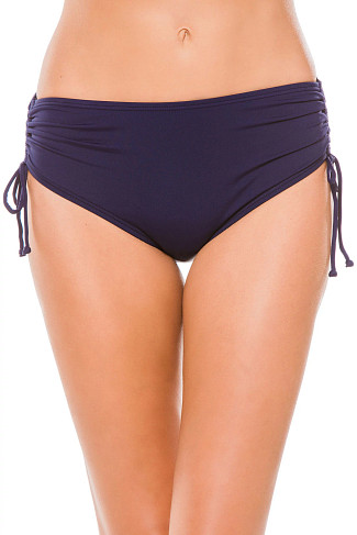 ADMIRAL Hayden Shirred High Waist Bikini Bottom