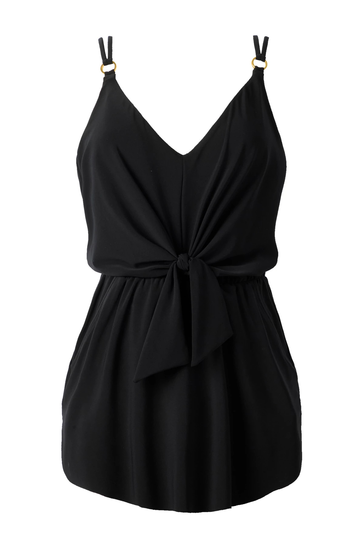 BLACK Kami Romper One Piece Swimsuit image number 3