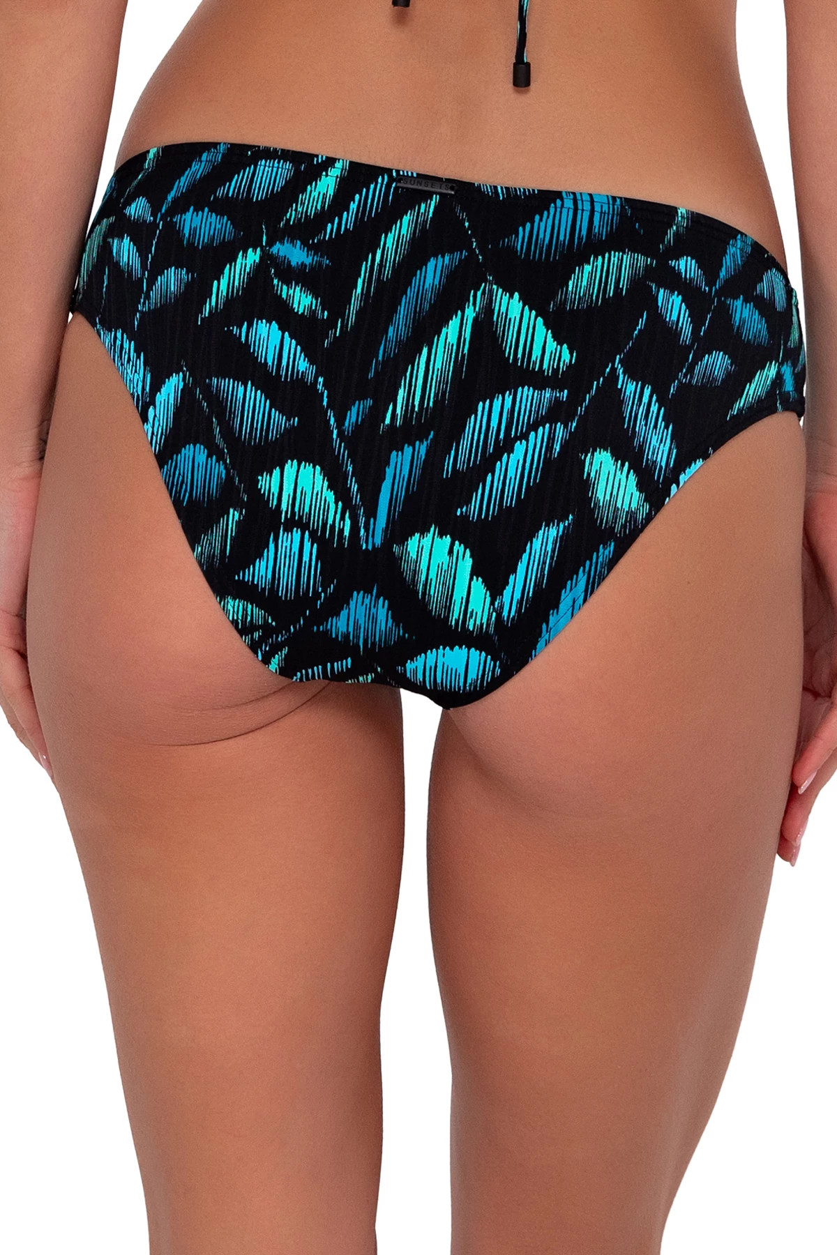 CASCADE SEAGRASS TEXTURE Collins Hipster Bikini Bottom image number 2