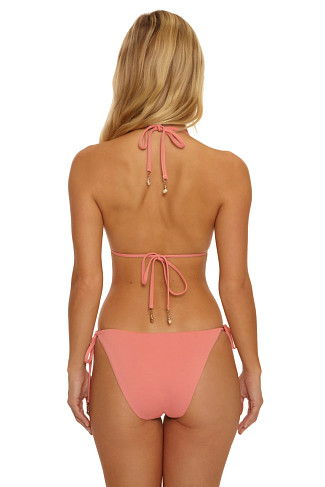 BLUSH CROCHET Sliding Triangle Bikini Top