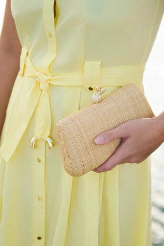 NATURAL Phina Clutch
