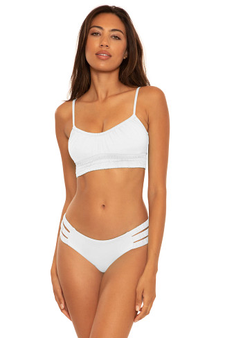 WHITE Juliet Bralette Bikini Top