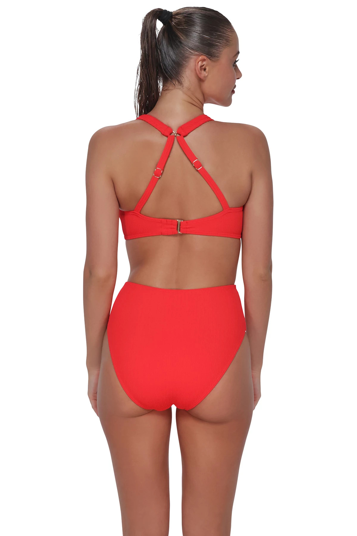 RED HOT RIB Mirabella Underwire Bikini Top image number 2