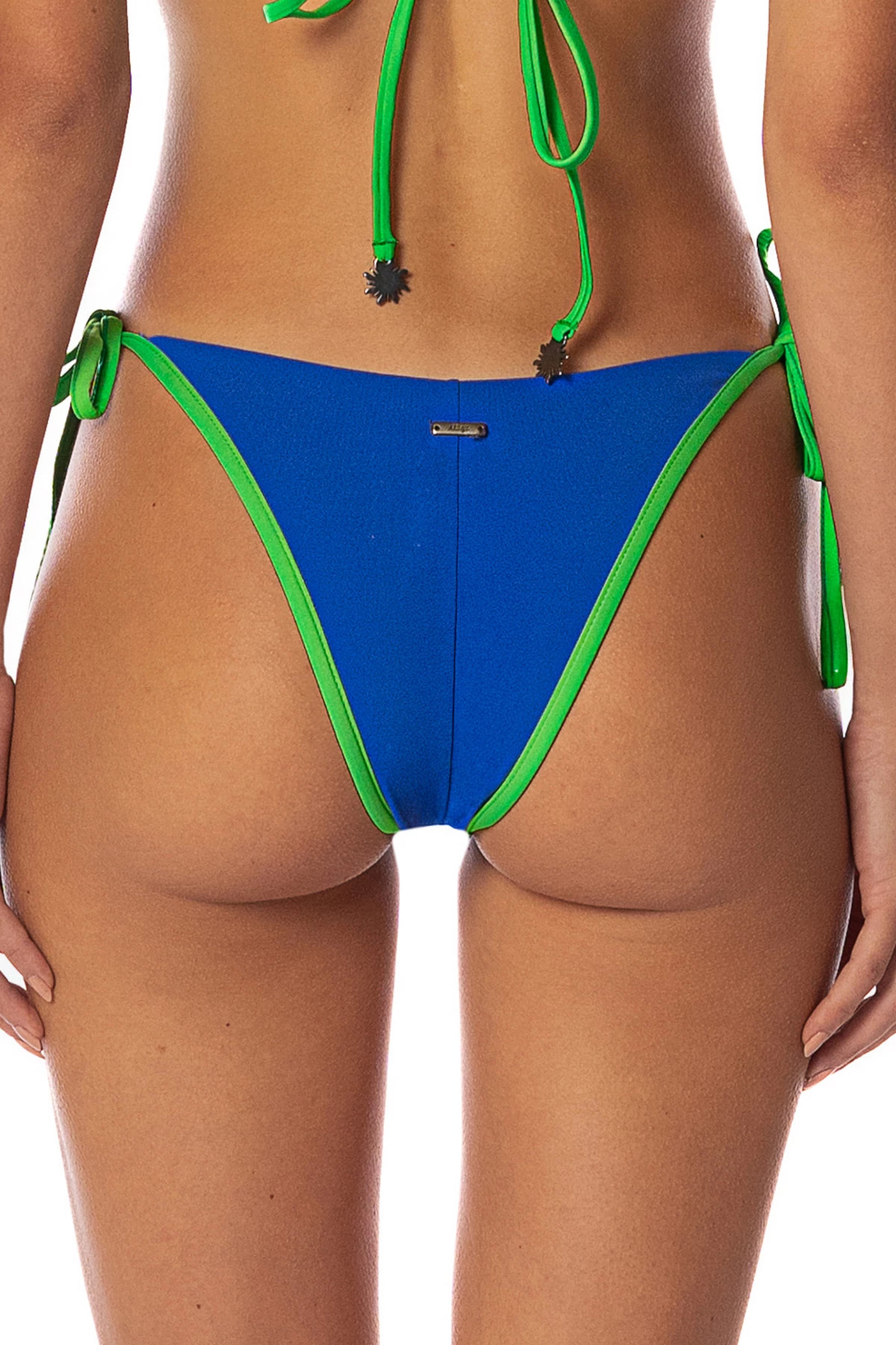 COBALT BLUE Dreamscape Reversible Brazilian Bikini Bottom image number 2