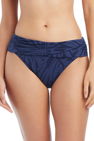MIDNIGHT Twisted Banded Hipster Bikini Bottom