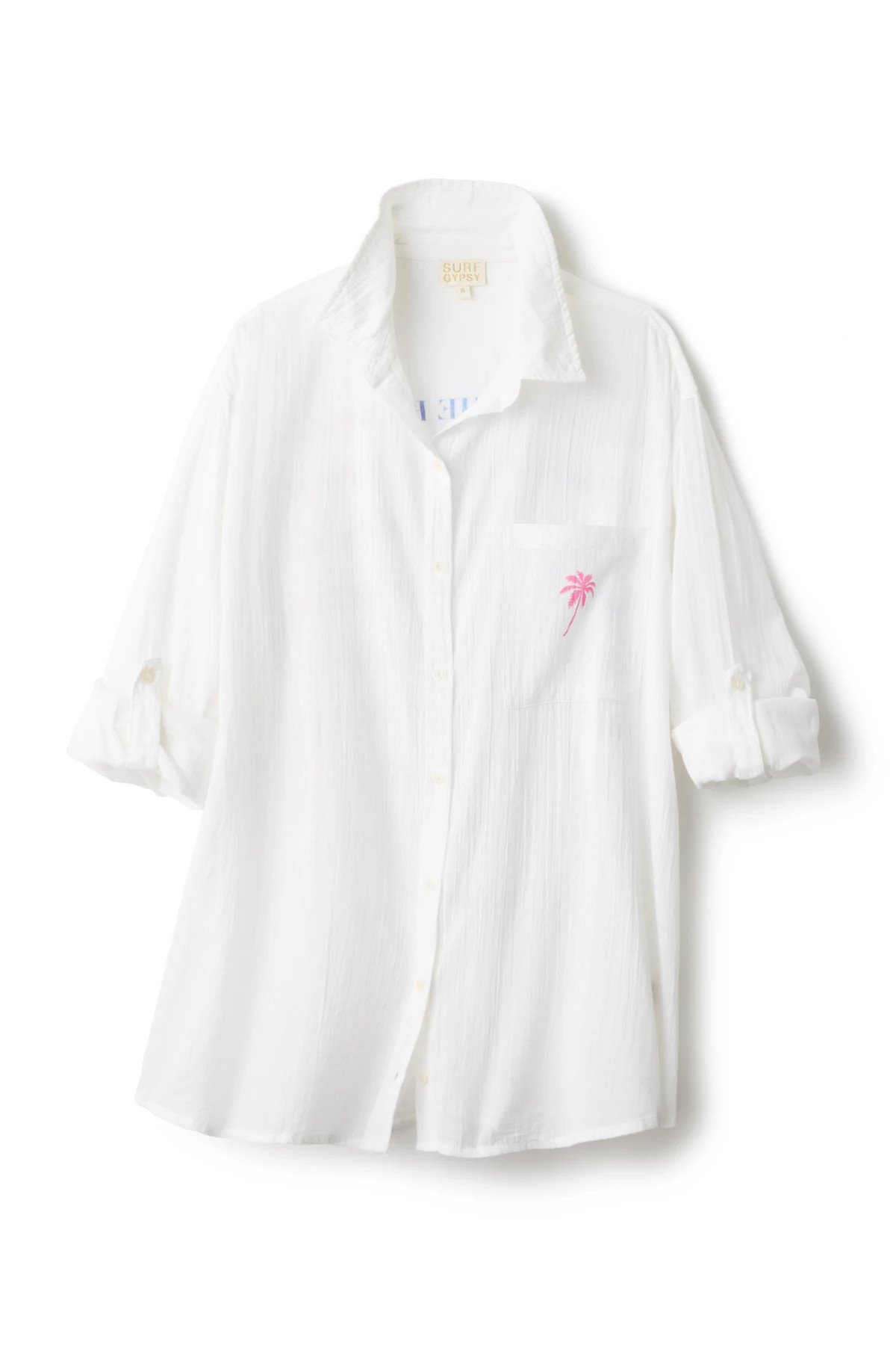 WHITE Cotton Boyshirt image number 5
