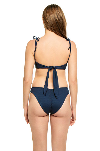 NAVY Cannes Bandeau Bikini Top