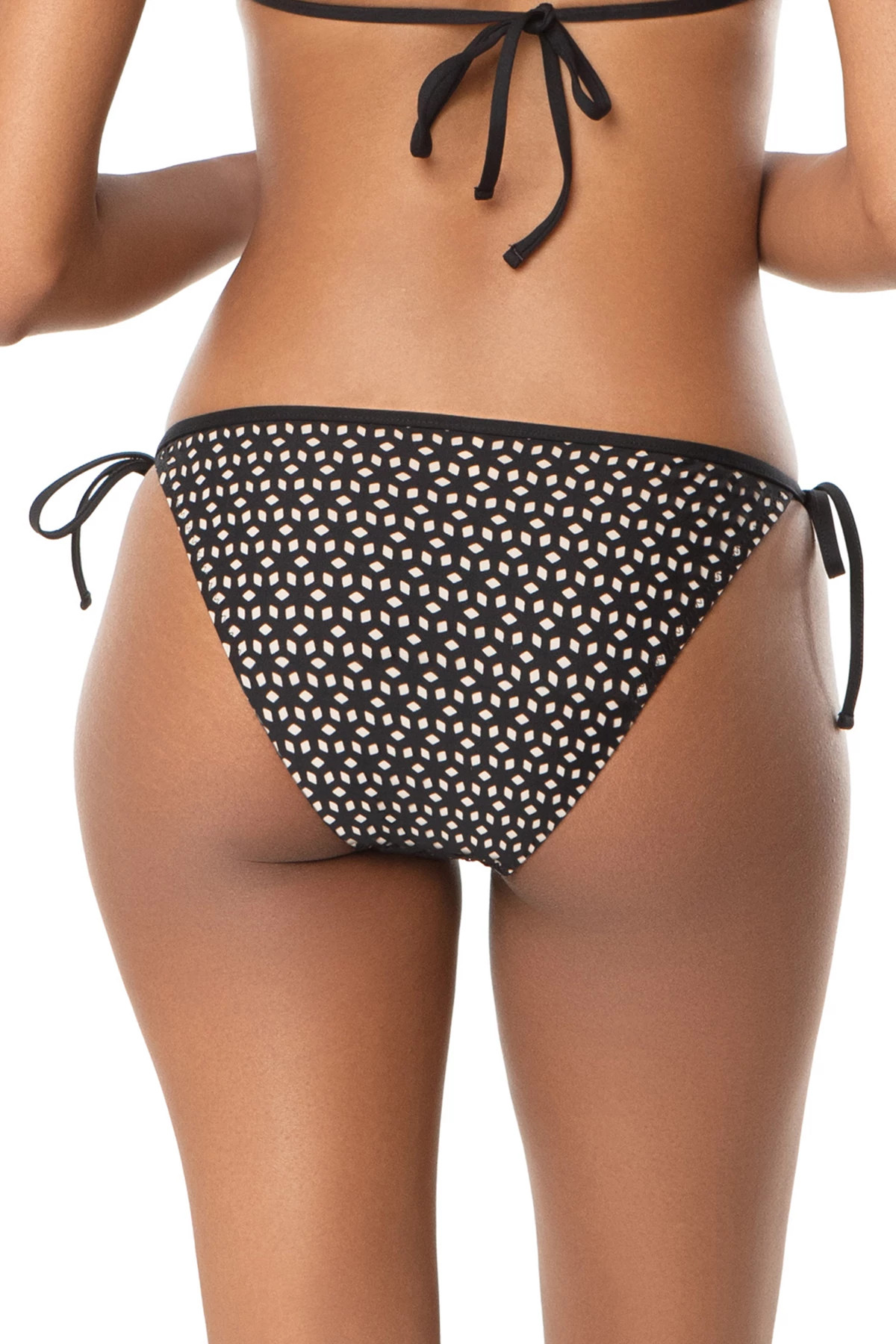BLACK Hipster Tie Side Bikini Bottom image number 2