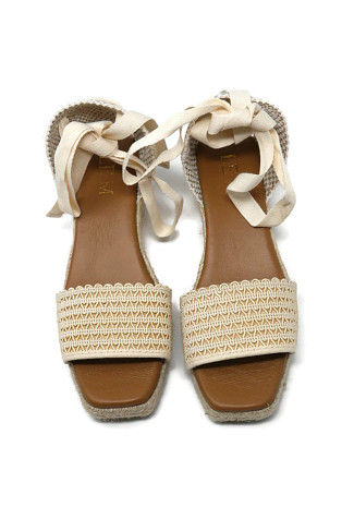 NUDE Lara Wedge Sandals