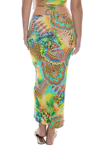 MULTI Sun Stones Maxi Skirt