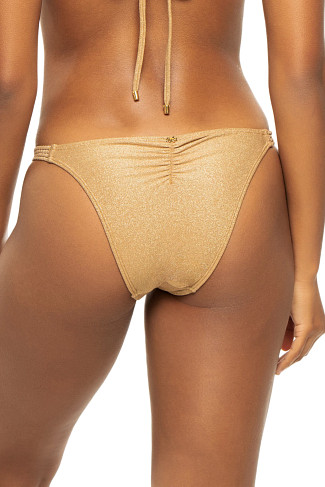 GOLD Metallic Brazilian Bikini Bottom