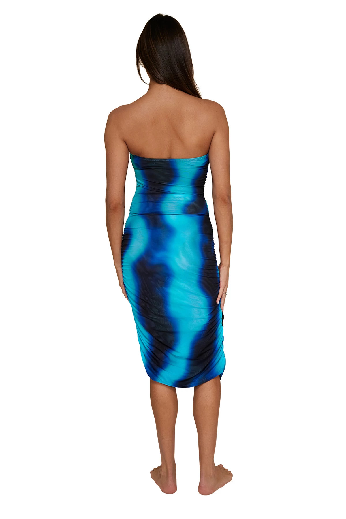 MARIANA Caspian Mesh Cover-Up Dress image number 4