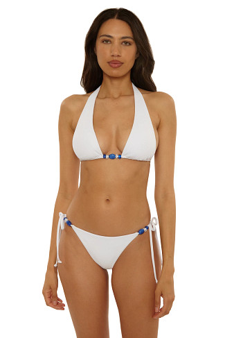 WHITE Kai Triangle Bikini Top