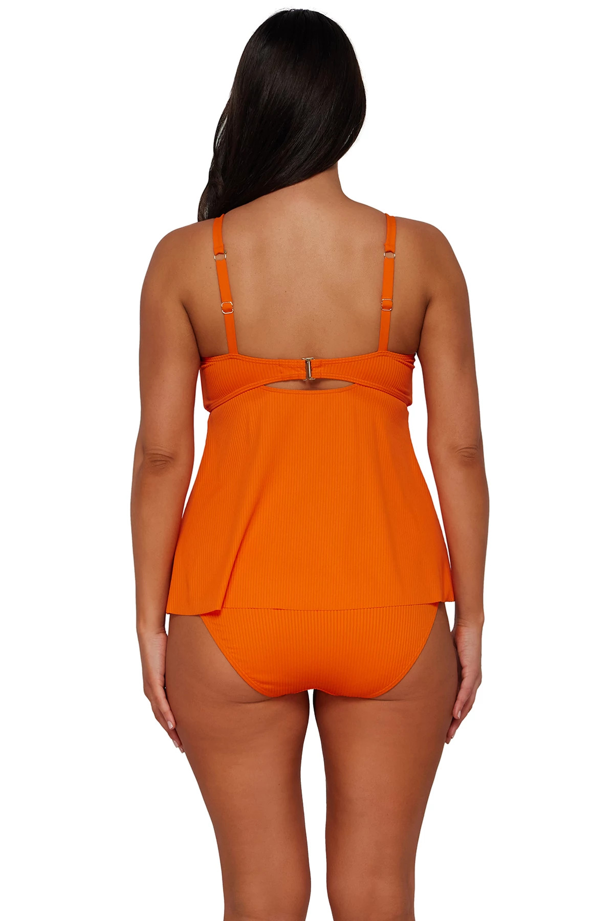 KUMQUAT SANDBAR RIB Tori Tankini Top image number 3