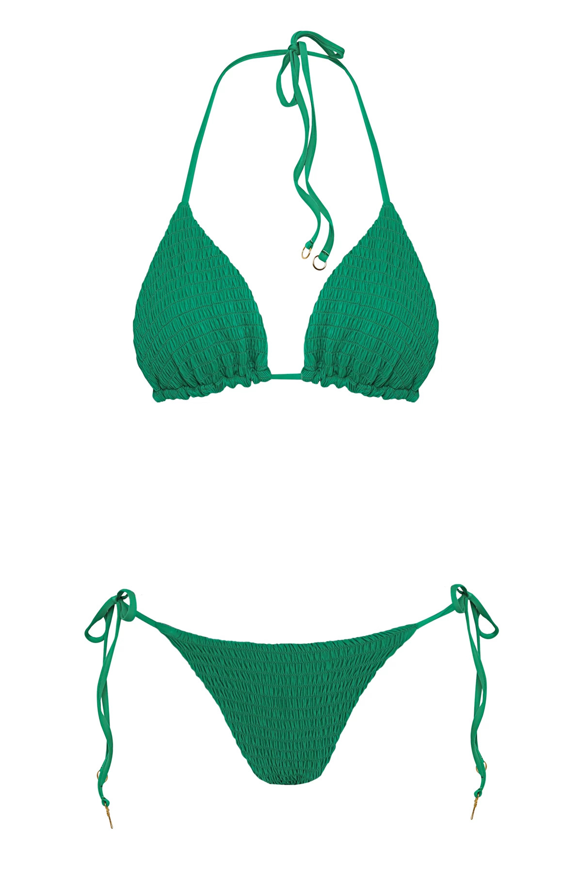 JAMAICA BLISS Balmy Sliding Triangle Bikini Top image number 4