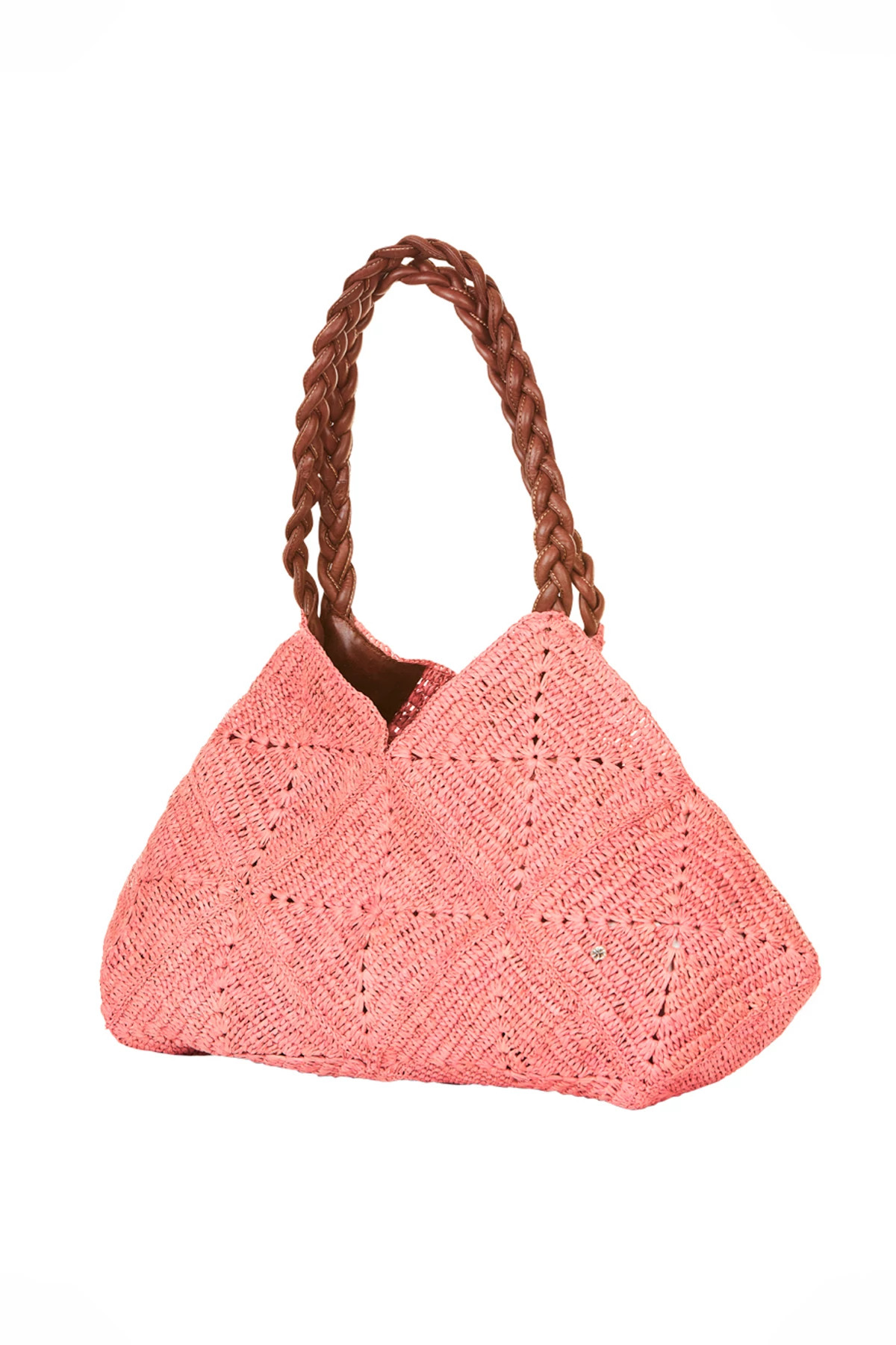 PRIMROSE Foggia Raffia Tote image number 2