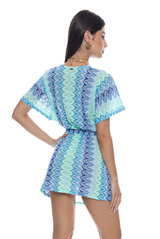 MULTI BLUE Seven Seas Mini Cover Dress 