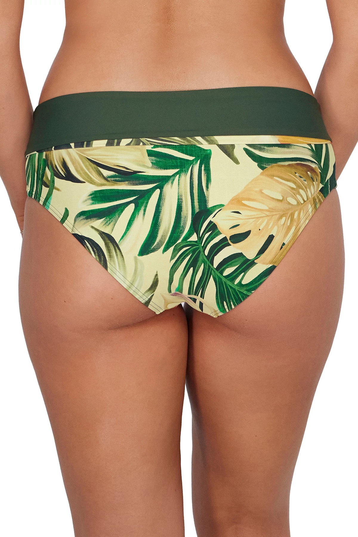 AMBER OASIS Capri High Waist Bikini Bottom image number 3