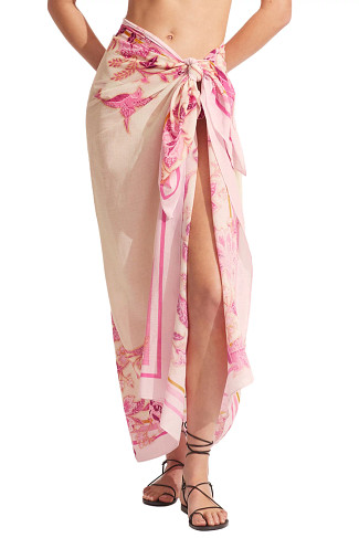 PARFAIT PINK Silk Road Sarong