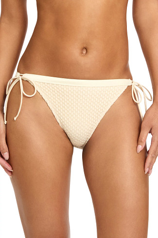 BISQUE Crochet Hipster Tie Side Bikini Bottom