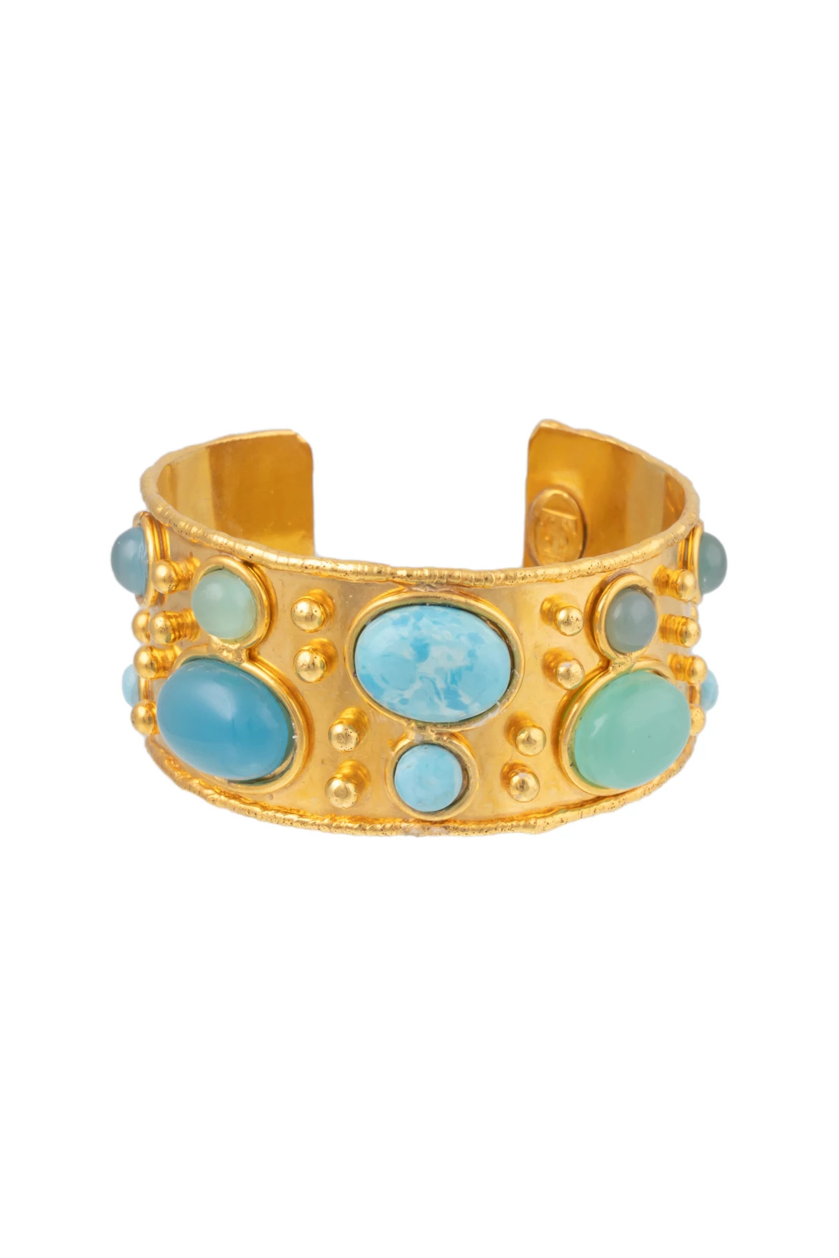 LARIMAR Byzantine Gemstone Cuff image number 1