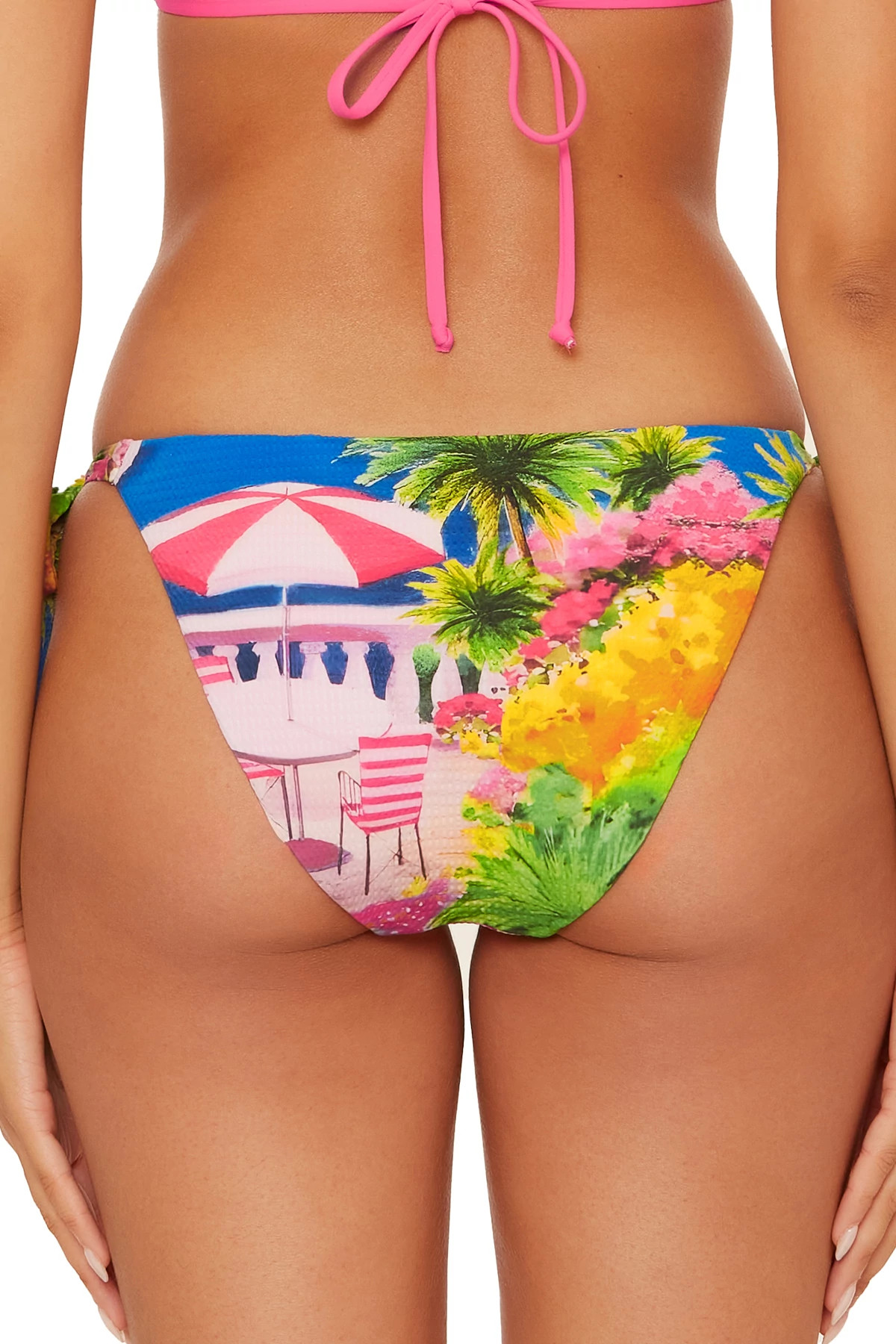 MULTI Reversible Tie Side Hipster Bikini Bottom image number 3