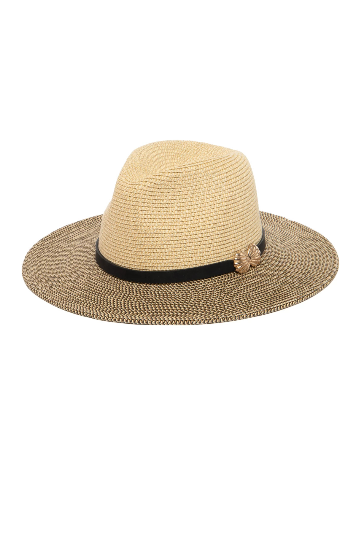 MIX NATURAL Shell Fedora Hat image number 1