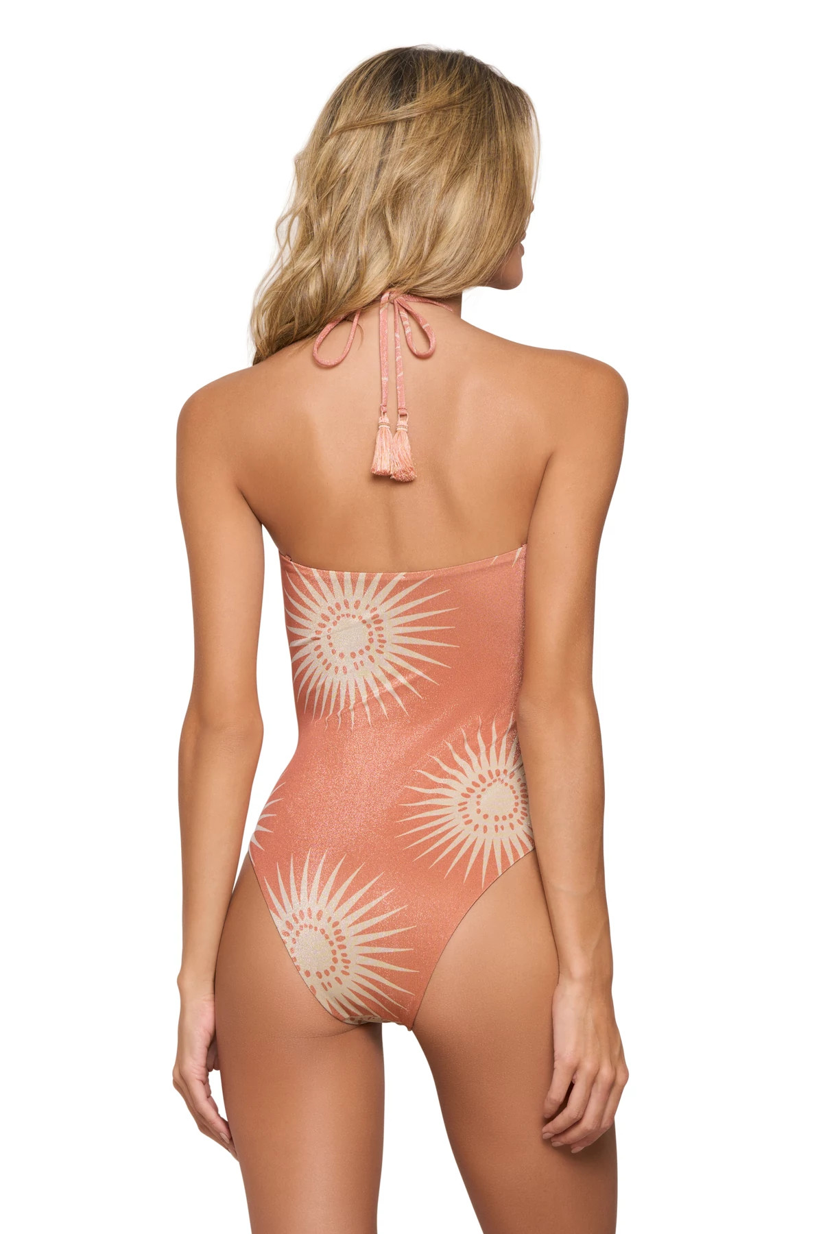 Metallic Cutout One Piece Swimsuit, one piece 326 