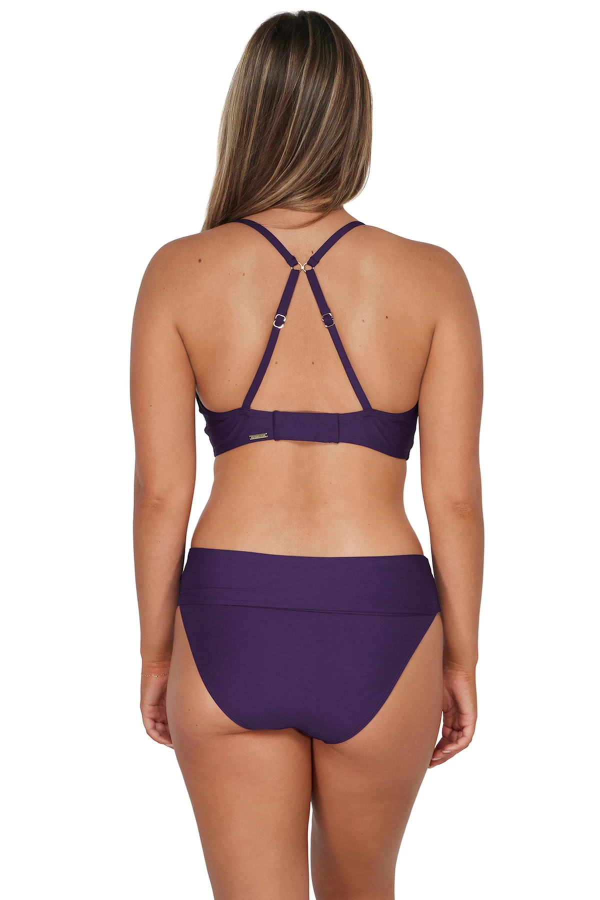 PARADISE PLUM Kauai Keyhole Bralette Bikini Top (E-H Cup) image number 2