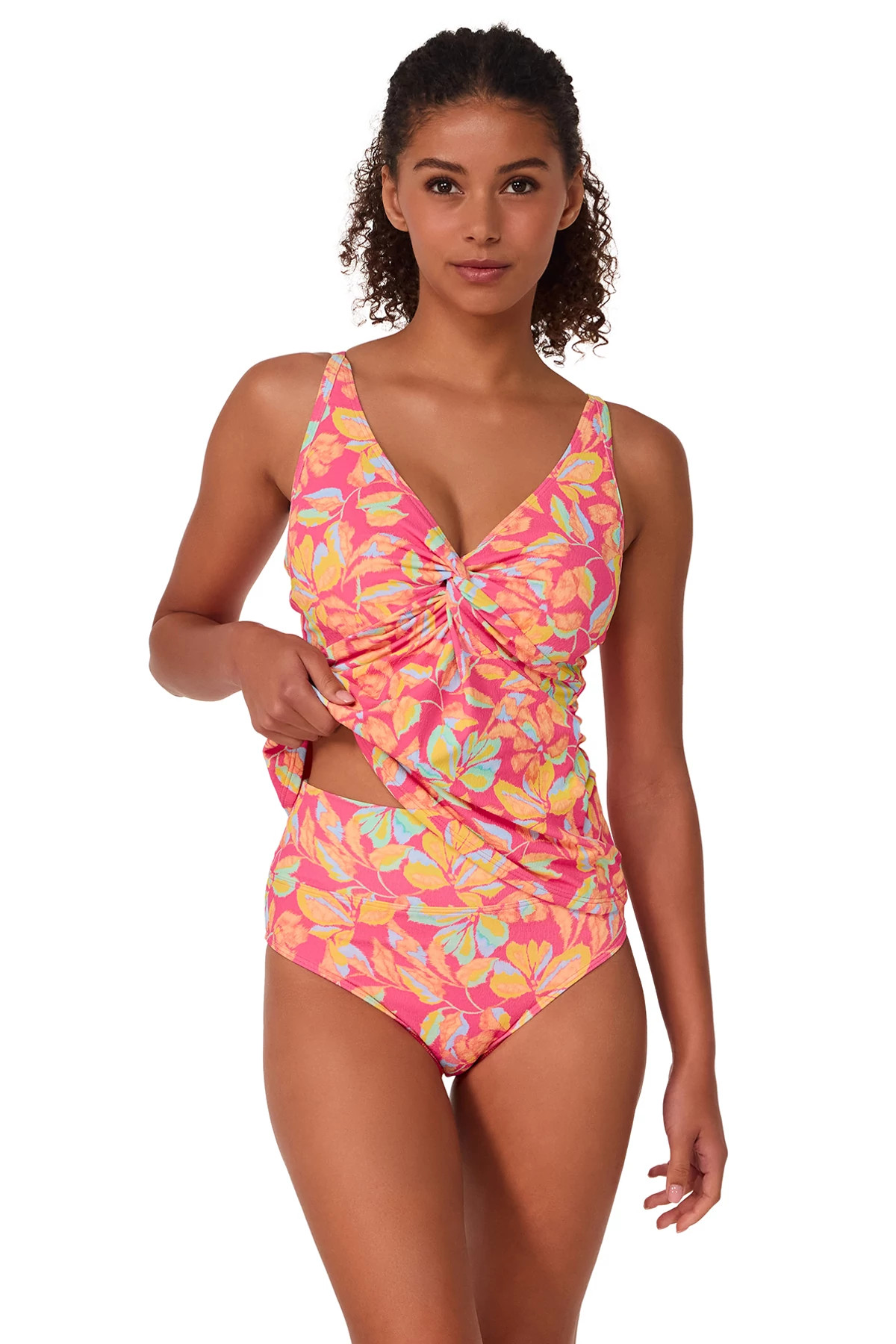 MAGIC HOUR CREPE Forever Underwire Tankini (D+ Cup) image number 2