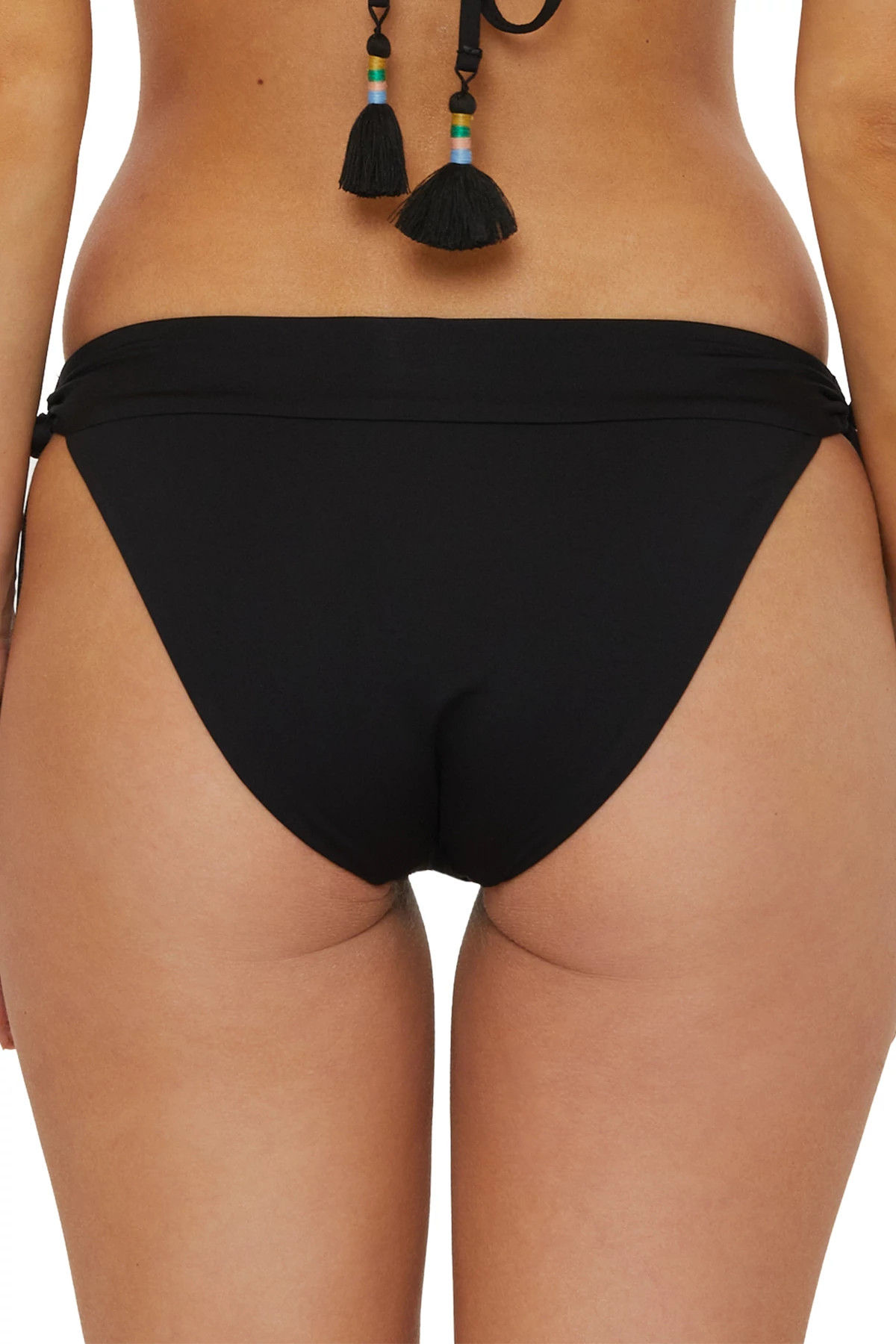 BLACK 1969 Tie Side Hipster Bikini Bottom image number 2