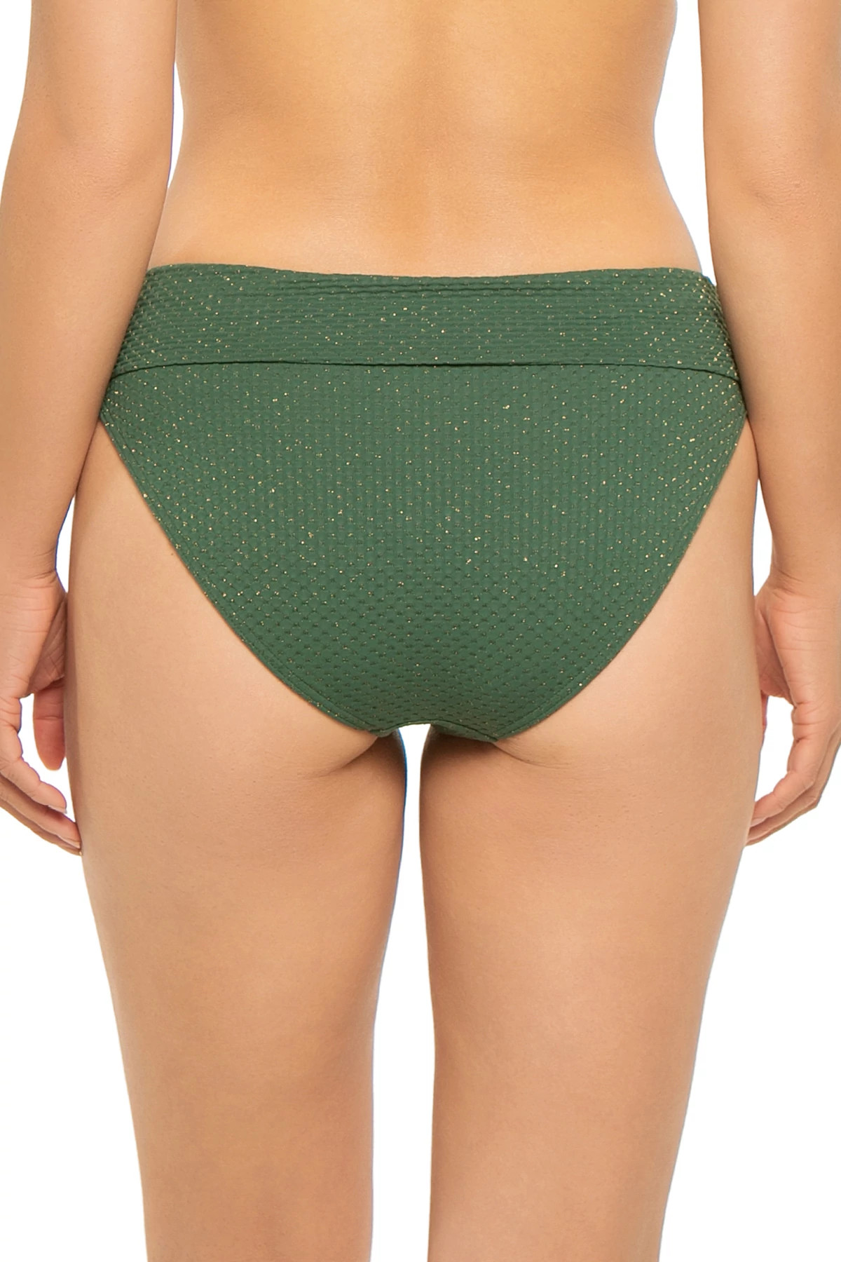 SEA GREEN Sydney Textured Hipster Bikini Bottom image number 2