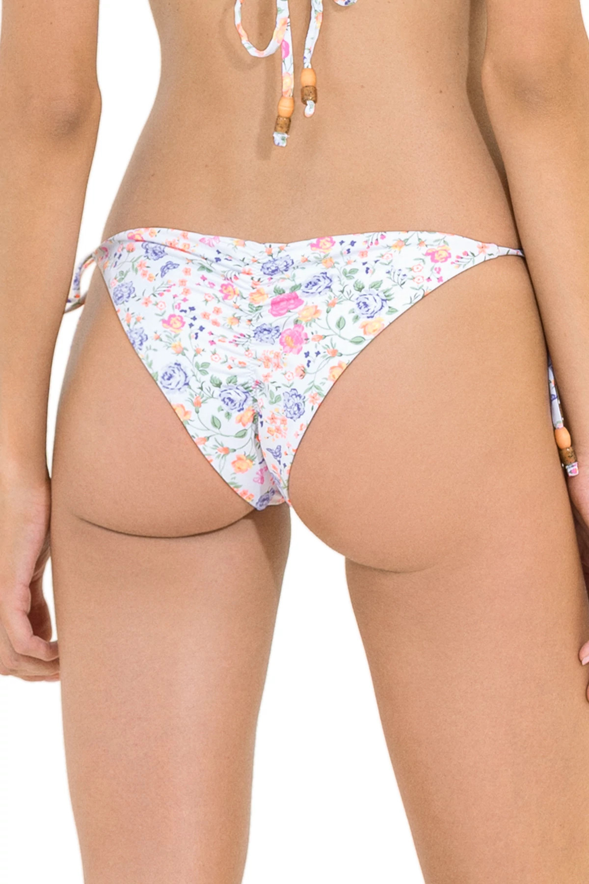 BACKYARD Sunny Tie Side Brazilian Bikini Bottom image number 2