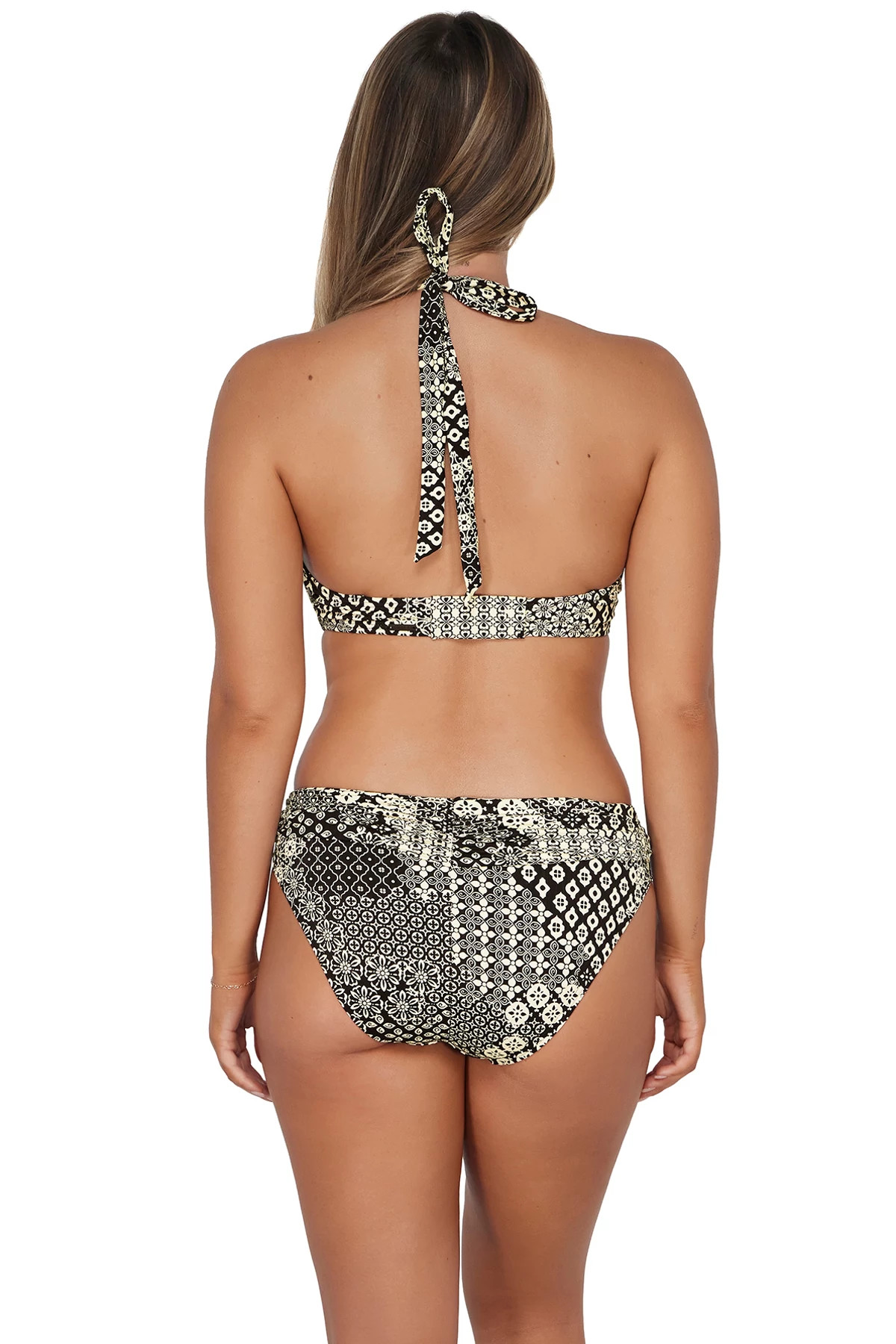 VENICE SEAGRASS TEXTURE Vienna V-Wire Bikini Top (E-H Cup) image number 3