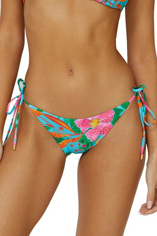 ZINNIA Embroidered Brazilian Bikini Bottom