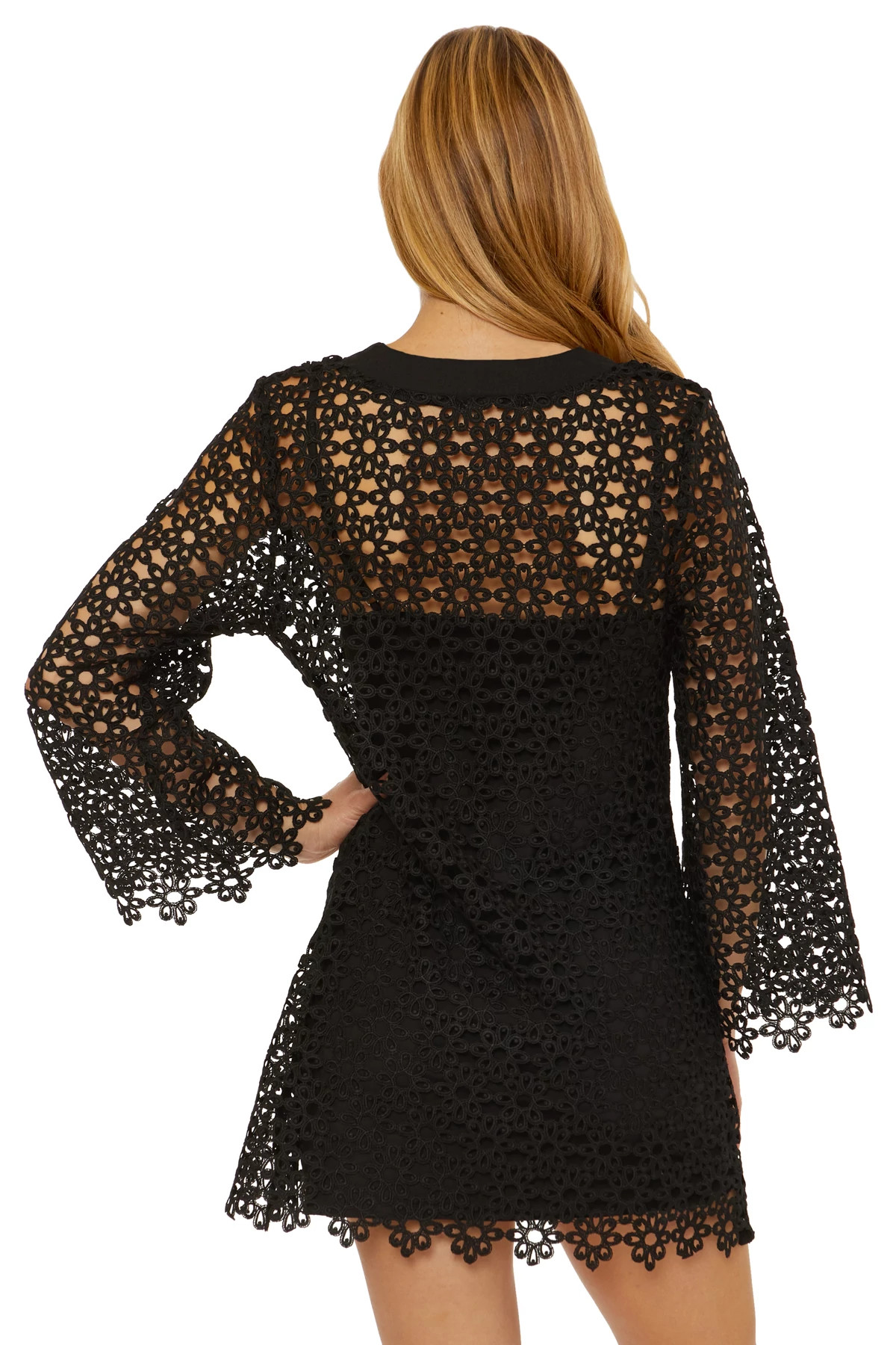 BLACK Chateau Tunic Bell Dress image number 2