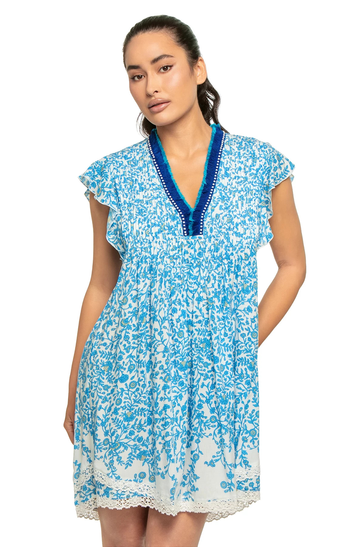 BLUE LAZULI Sasha Mini Dress image number 1
